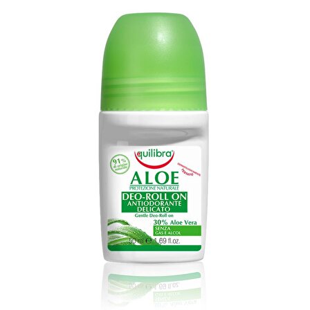 Equilibra Aloe Vera Antiperspirant Leke Yapmayan Roll-On Deodorant 50 ml