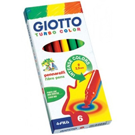 Gıotto Turbo Color 6'lı Keçeli Kalem 415000