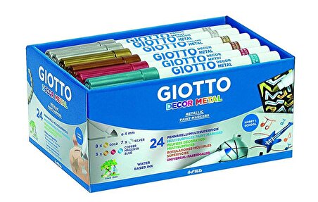 Giotto Decor Metalik Boya Okul Paketi 24 LÜ 524500