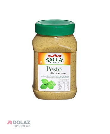 Sacla Pesto Fesleğenli Makarna Sosu 950 Gr