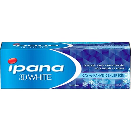 İpana 3D White Nane Aromalı Beyazlatma Diş Macunu 75 ml 