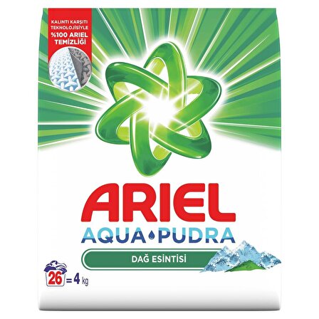 Ariel Dağ Esintisi Beyazlar İçin Toz Çamaşır Deterjanı 4 kg