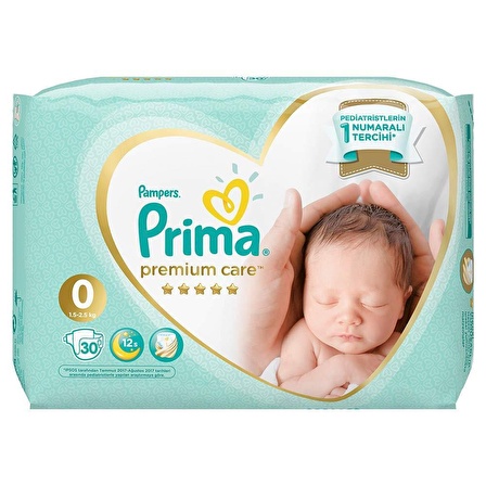 Prima Bebek Bezi Premium Care 0 Beden 30'lı Prematüre