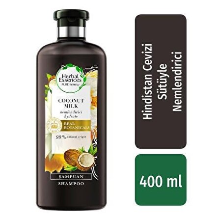 Herbal Essences Renew Tüm Saçlar İçin Onarıcı Hindistan Cevizli Şampuan 400 ml
