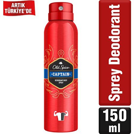 Old Spice Sprey Deodorant 150 ml Captain