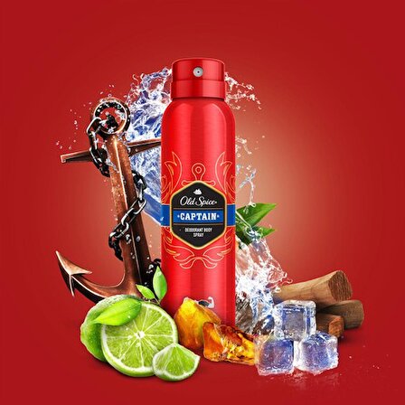 Old Spice Sprey Deodorant 150 ml Captain