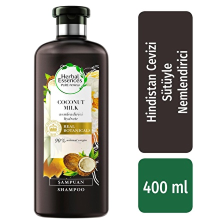 Herbal Essences Renew Tüm Saçlar İçin Onarıcı Hindistan Cevizli Şampuan 400 ml