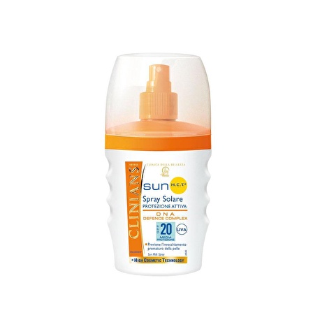 Clinians Suisse Sun H.C.T. Solare Güneş Sütü Spreyi Spf 20 150 ML