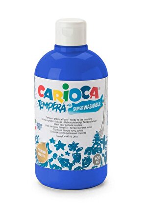 Carioca Tempera Suluboya Süper Yikanabilir Koyu Mavi 500 Ml.