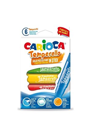 Carioca Temperello Stick Poster Boya Kalemi 6'lı
