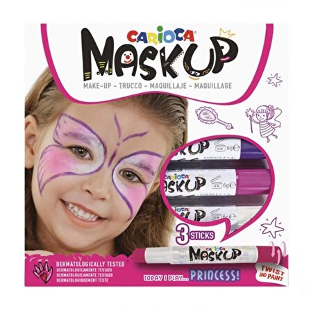 Carioca Mask Up Yüz Boyası 3 Renk Princess