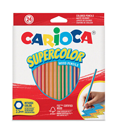 Carioca Supercolor Kuru Boya 24 Renk