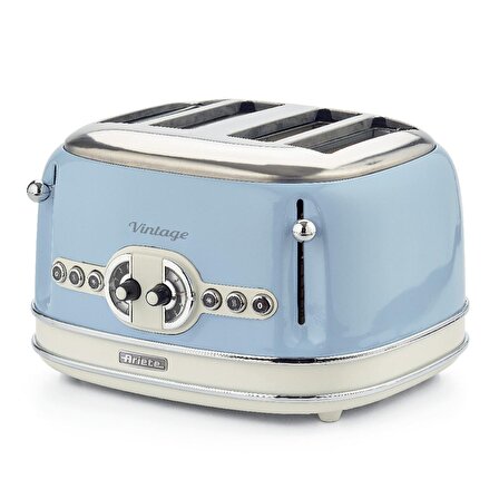 Ariete Vintage İki Hazneli Ekmek Kızartma Makinesi Mavi
