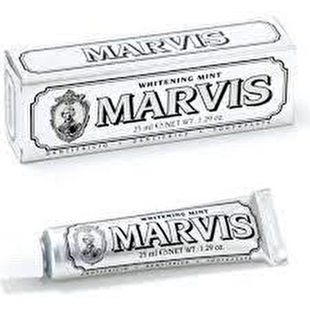 Marvis Whitening Mint Nane Aromalı Beyazlatma Doğal Diş Macunu 25 ml 
