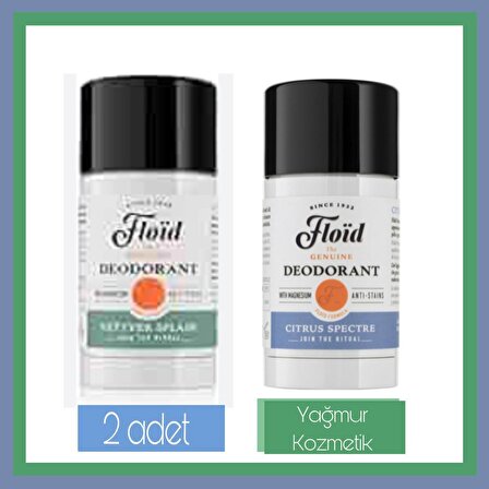 Floid deodorant Citrus 75ml & Vetyver Splash 75x75ml