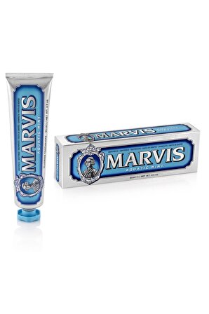 Marvis Aquatic Mint Nane Aromalı Beyazlatma Doğal Diş Macunu 85 ml 