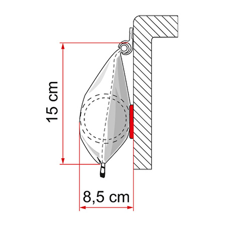 Fiamma CaravanStore XL 3.10 x 2.50 Beyaz Torba Tipi Tente