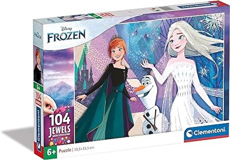 Clementoni 20182 Jewels Puzzle 104 Parça Frozen 2