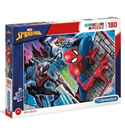 Clementoni Marvel Spider-Man 180 Parça Supercolor Puzzle 29293