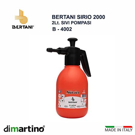 Dimartino BERTANI SIRIO 2000 Köpük Pompası 2Lt.