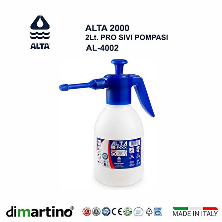 Dimartino ALTA 2000 FPM VITON Sıvı Pompası 2Lt.