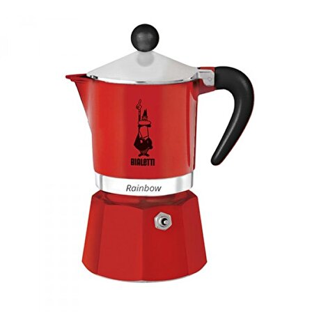 Bialetti 3 Cup Solo Kırmızı Espresso Makinesi