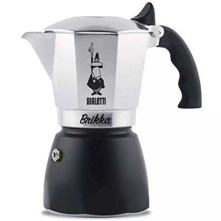 Bialetti 4 Cup Solo Metal Espresso Makinesi