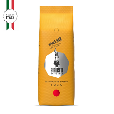 Bialetti Caffe Roma Orta Sert İçim İtalya Çekirdek Kahve 1000 gr