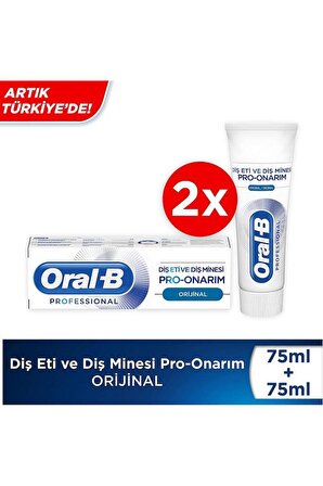 Oral-B Professional Diş Eti Ve Minesi Pro-Onarım Diş Macunu 75 ml x2 