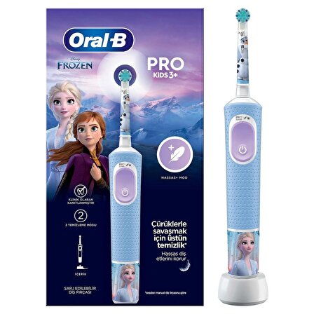 Oral-B Çocuk Şarjlı/Elektrikli Diş Fırçası Frozen D100