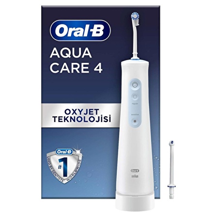 Oxyjet Teknolojisine Sahip Oral-B AquaCare Series 4 Ağız Duşu