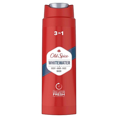 	 Old Spice Whitewater Erkekler İçin Duş Jeli ve Şampuan 400 ml