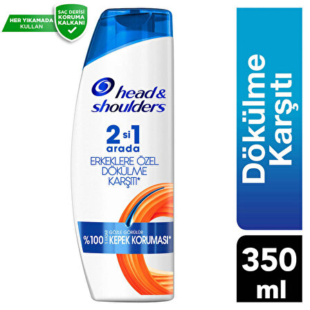 Head & Shoulders Erkeklere Özel 2'si 1 Arada Dökülme Karşıtı Kepeğe Karşı Etkili Şampuan 350 ml