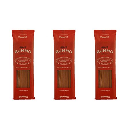 Rummo Kepekli Spaghetti 500 Gr. 3 Adet