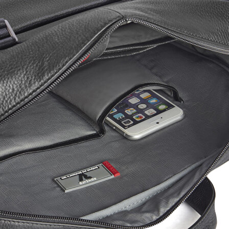 Tanımsız  Kadın Sırt Çantası 41242801 Roncato Alaska Business Bag 2 Handles ( Pc 15,6"/ Tablet 11") 42X30X10 Black