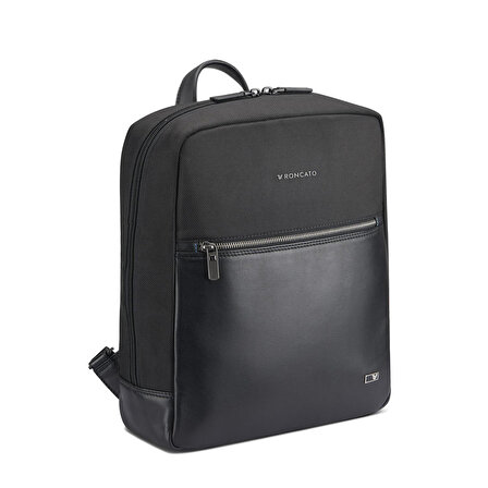 Tanımsız  Kadın Sırt Çantası 41244501 Roncato Alabama Business Backpack  ( Pc 14"/ Tablet 11" ) 29X37,5X11 Black