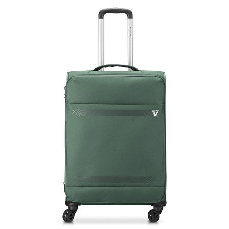 Unisex Valiz 41464257 Roncato Trolley Medıo 4R 65 Cm Exp. Jazz 4.0 Verde Mılıtare