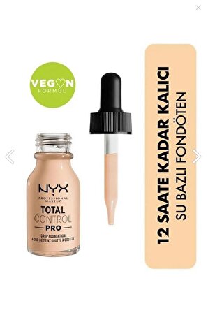 NYX Professional Makeup Total Control Pro Drop Foundation Light Ivory - Fondöten