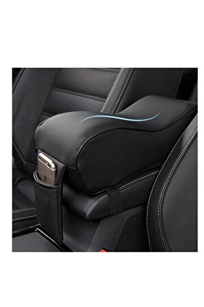 Hyundai Getz uyumlu kol dayama yükseltici yastık - telefonluklu süngerli deri lüks model