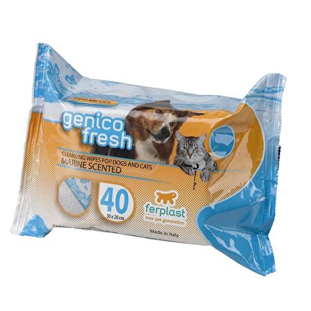 Genıco Fresh Kedi-Köpek Islak Mendil / Pudra