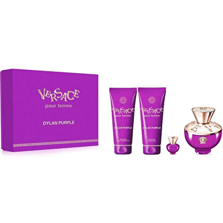 Versace  Edp 100ml  Dylan Purple Parfüm Seti Kadın