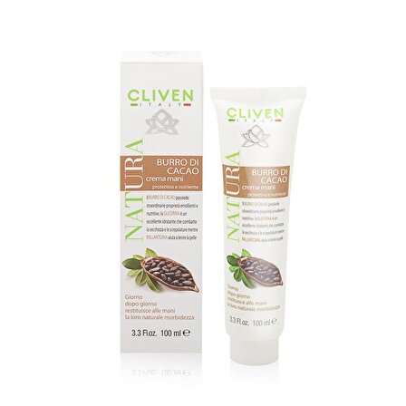 Cliven Natura Cocoa Butter Hand Cream-El Kremi 100 ml