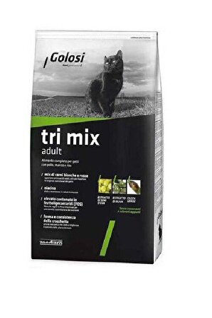 Golosi Tri Mix Karışık Yetişkin Kedi Maması 7,5 Kg