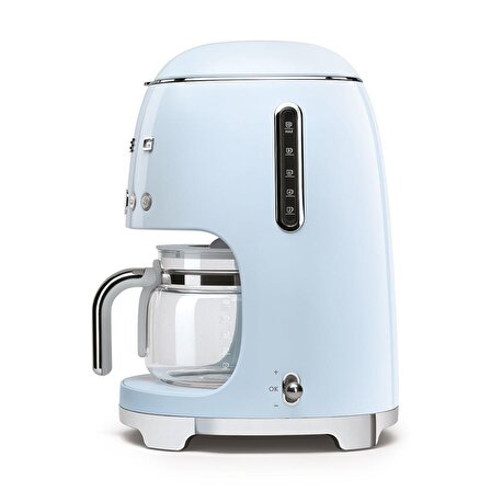 SMEG 50'S Style Retro Pastel Mavi Filtre Kahve Makinesi
