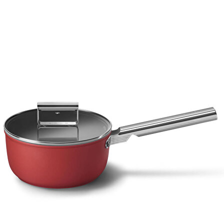 Smeg Cookware 50's Style Kırmızı 20 cm Sos Tenceresi