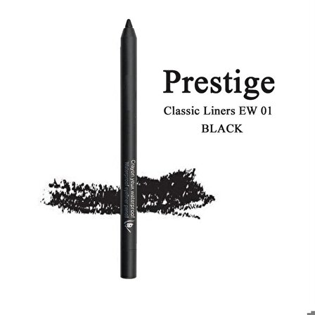 Prestige Göz Kalemi Classic Liners EW 01 Siyah
