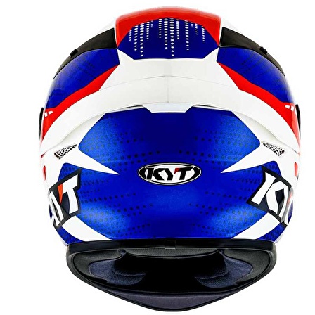 KYT TT-COURSE KASK GEAR MAVİ KIRMIZI