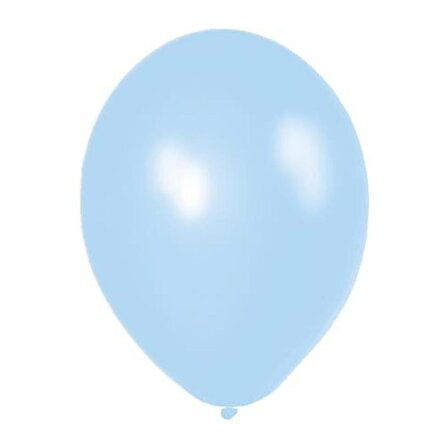 Gemar Metalik Balon 100'lü Paket Açık Mavi 