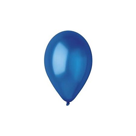 Gemar Metalik Balon 100'lü Paket Mavi 