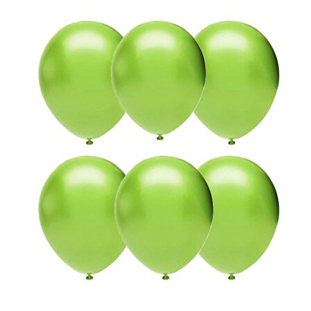 Gemar Metalik Balon İthal 100'LÜ Açık Yeşil